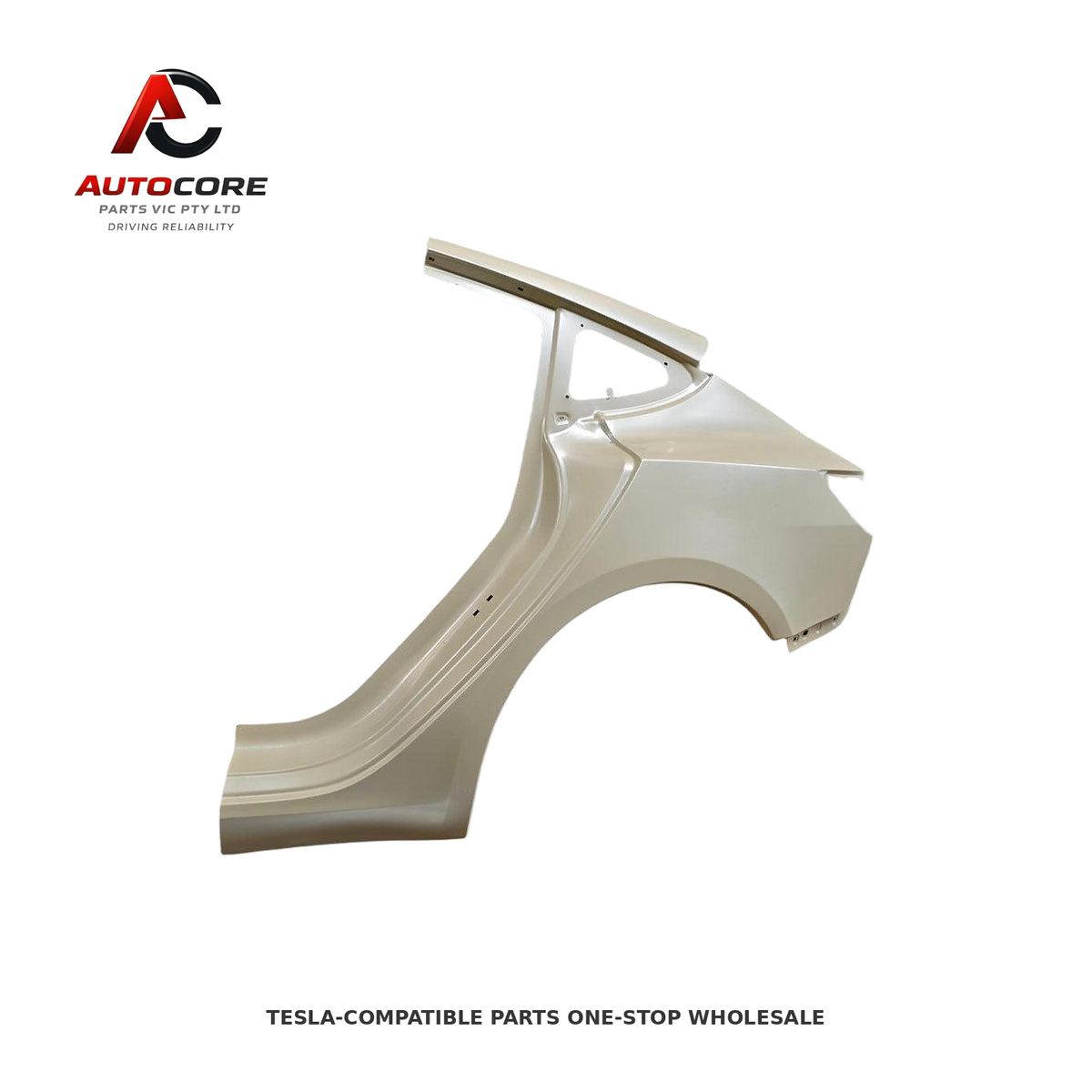 Premium Left Rear Quarter Panel / Rear Fender (Single Skin) for Tesla Model 3 (Part Number: 1073735-S0-L)