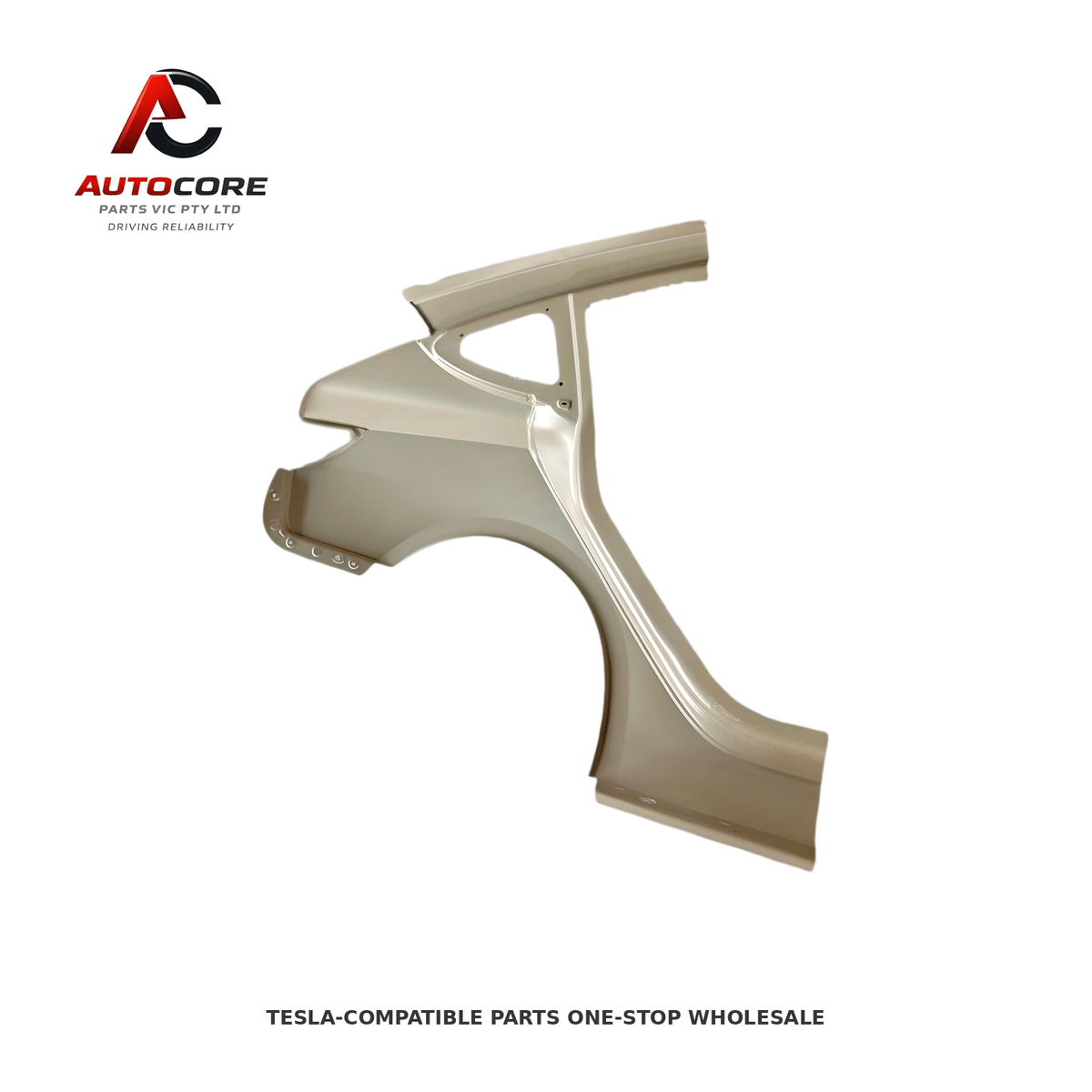 Premium Left Rear Quarter Panel / Rear Fender (Single Skin) for Tesla Model 3 (Part Number: 1073735-S0-L)
