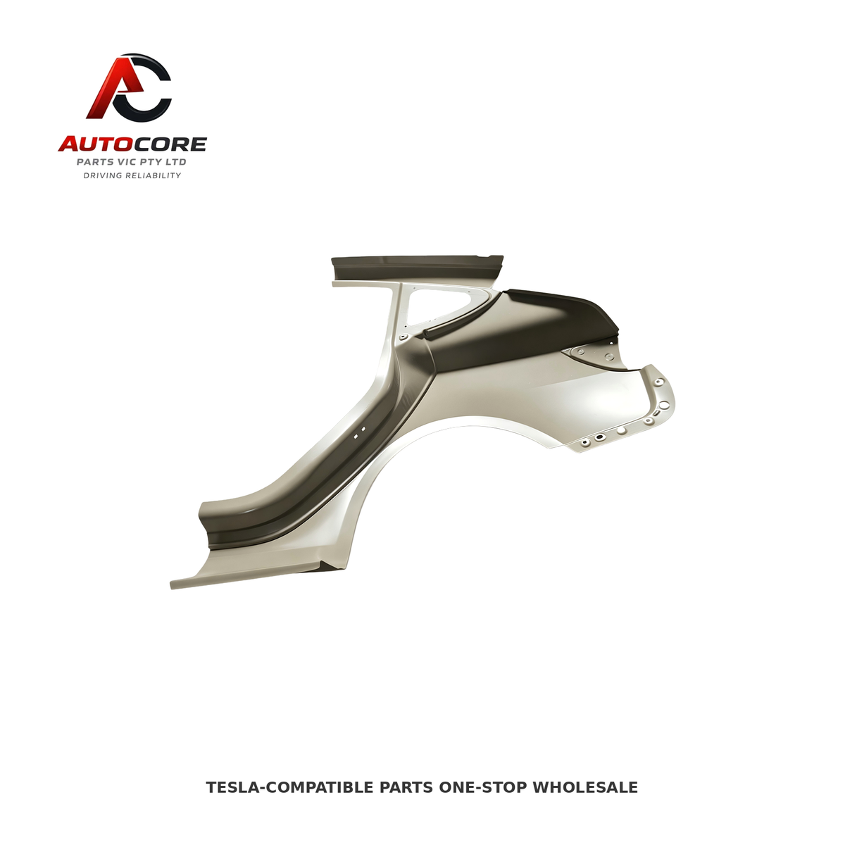 Rear Fender (Single Skin) for Tesla Model 3 (Part Number: 1073736-S0-L)