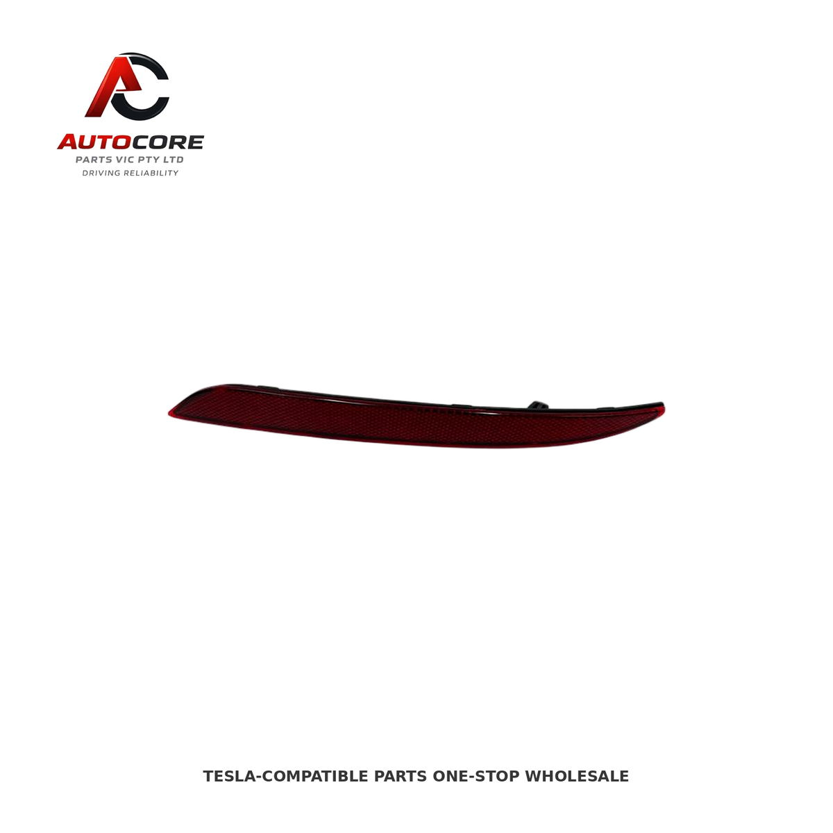 Rear Bumper Fake Fog Light LH for Model 3 (Part Number: 1077406-00-F)