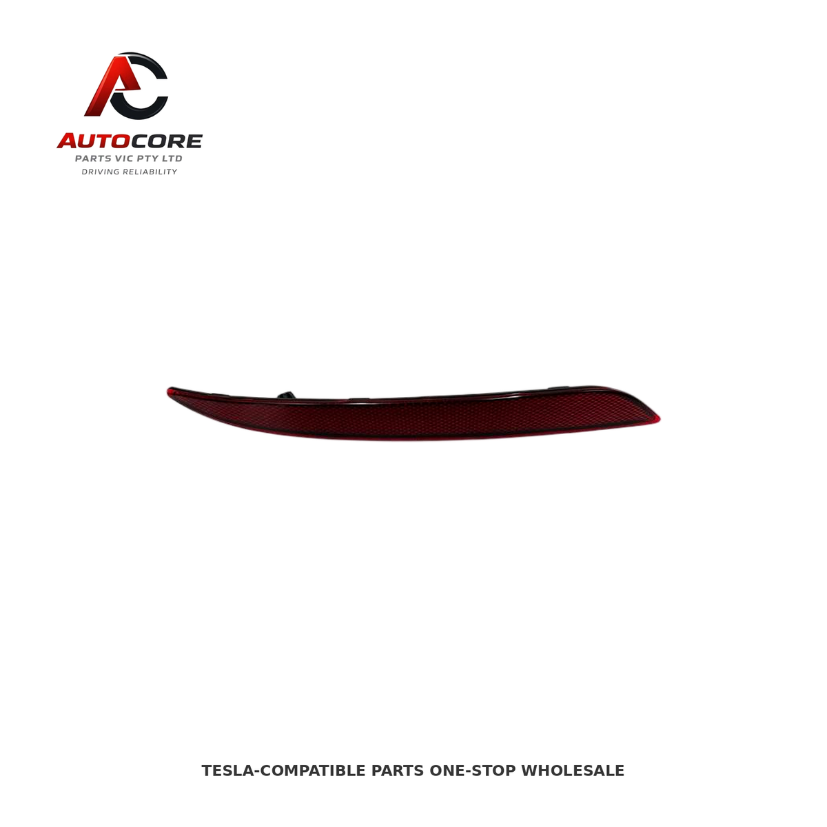 Rear Bumper Fake Fog Light RH for Model 3 (Part Number: 1077407-00-F)
