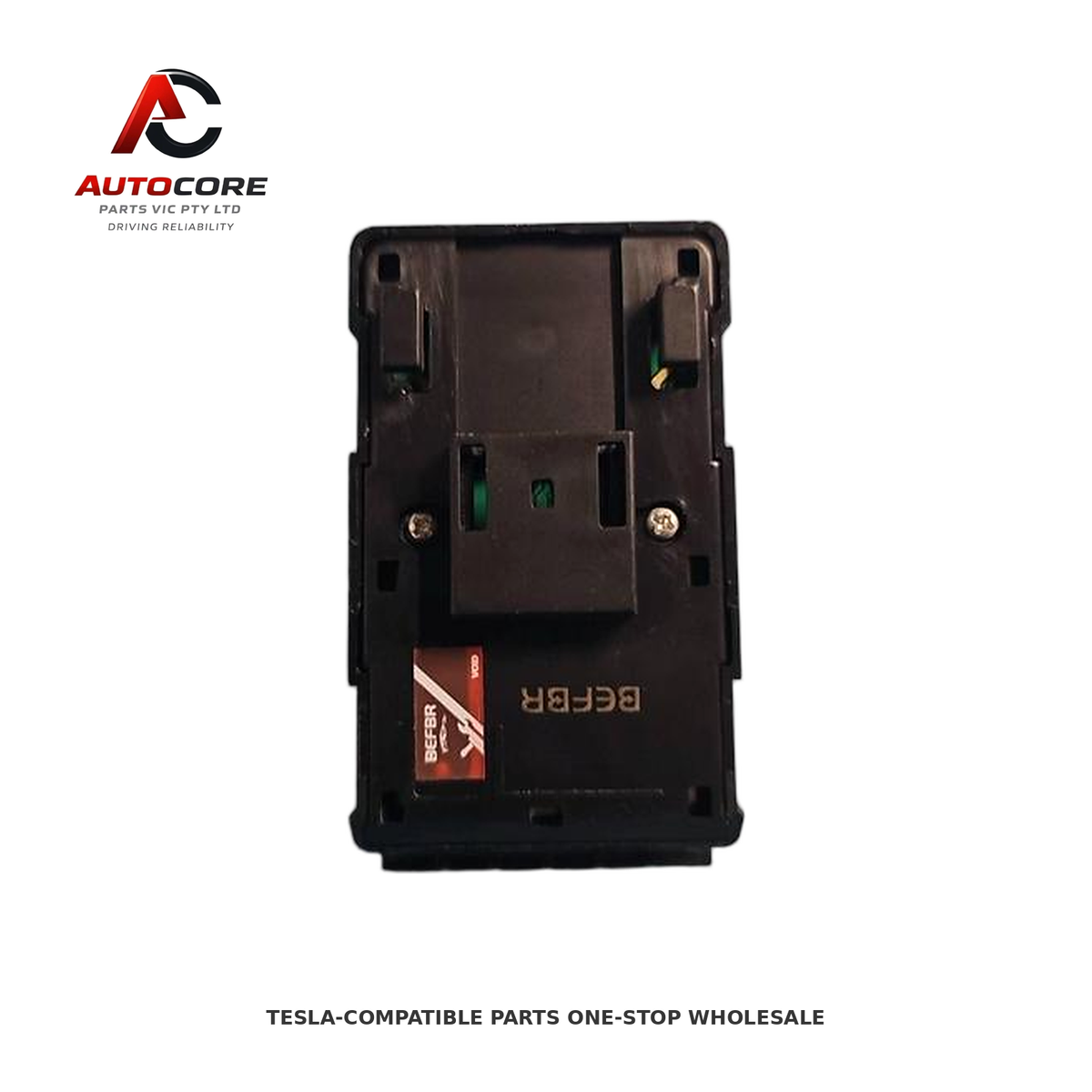 Window Switch Front LH (Glossy) for Model 3 (Part Number: 1081037-01-G)
