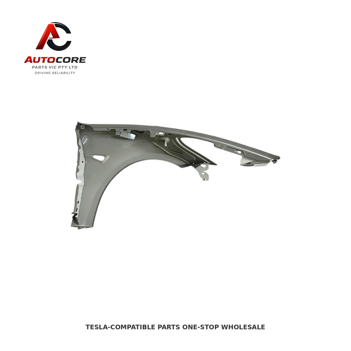 REMAUNFACTURED  FENDER ASSY LEFT HAND FOR TESLA MODEL 3 E-COATED ( Part Number: 1081401-EC-E )