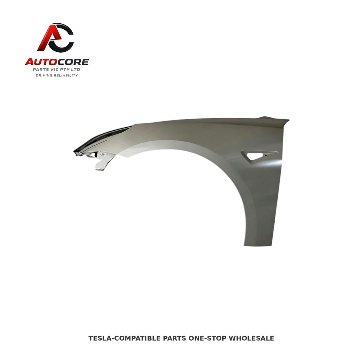 REMAUNFACTURED  FENDER ASSY LEFT HAND FOR TESLA MODEL 3 E-COATED ( Part Number: 1081401-EC-E )