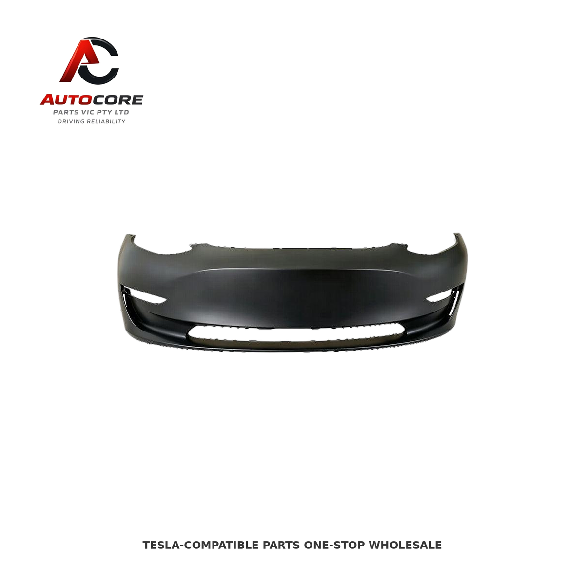 Front Bumper (without Holes) for Model 3 (Part Number: 1084168 00-C)