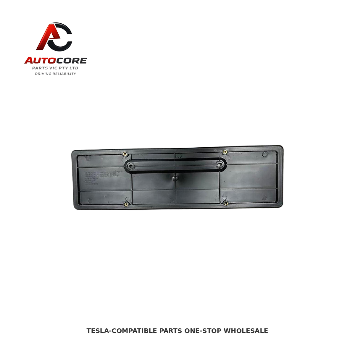 Rear License Plate Bracket / Post-License Version for Tesla Model Y & Model 3 (Part Number: 1096848-00-B)