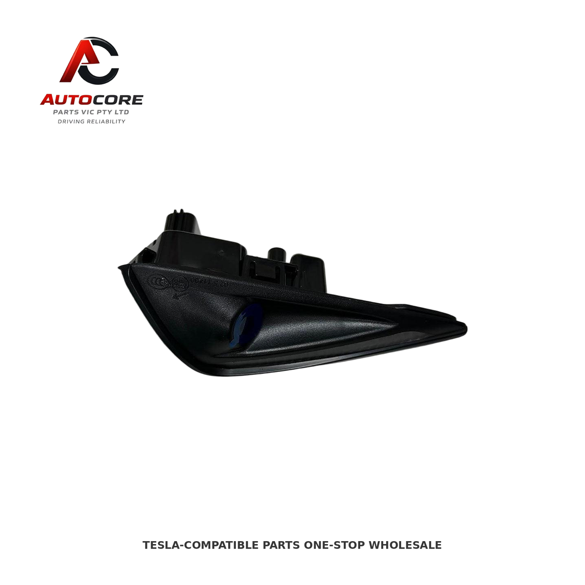 Right Fender Turn Signal Light (Black) for Tesla Model Y &amp; Model 3 (Part Number: 1125107-00-A)