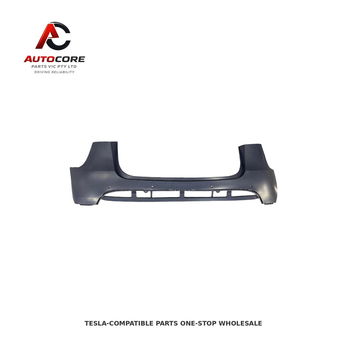 Premium Rear Bumper Cover / Fascia with Parking Sensor Holes (6 Holes) for Tesla Model Y (Part Number: 1493735-S0-A)