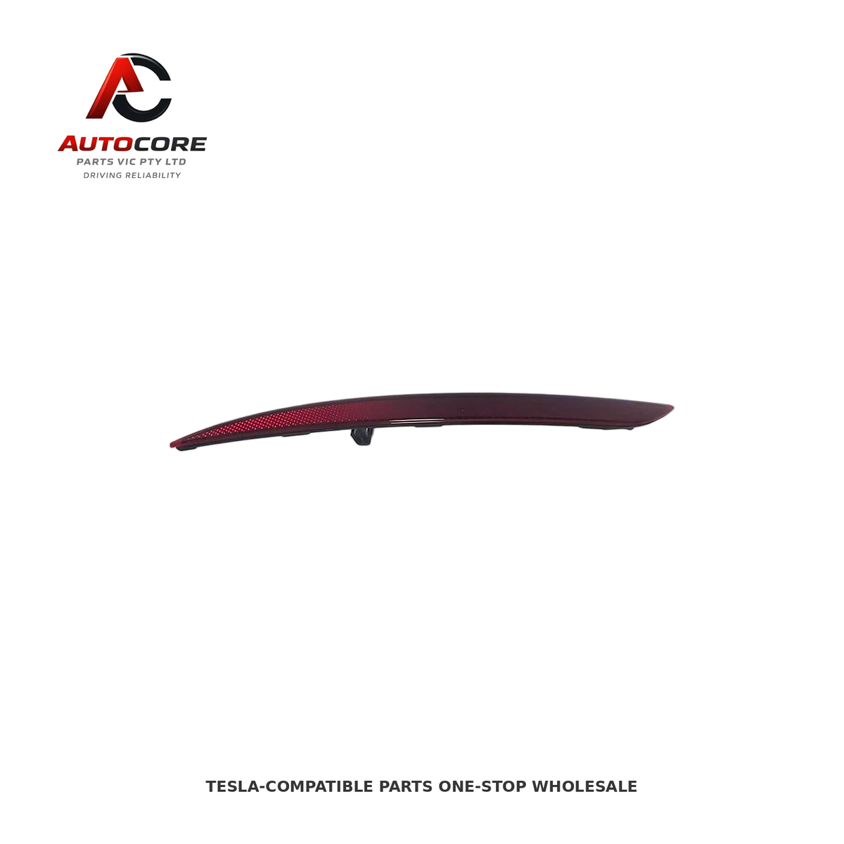 Premium Rear Bumper Reflex Reflector Lamp (Left Hand / Driver Side) for Tesla Model Y (Part Number: 1495817-00-C)