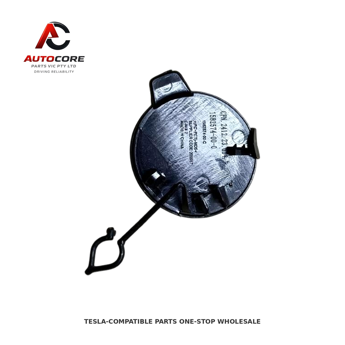 Rear Tow Hook Cover for Model 3 Highland (Part Number: 1582574-00-C)