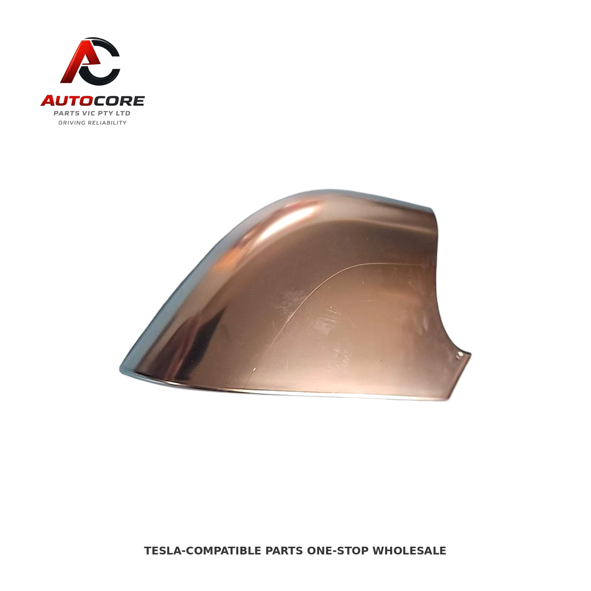 Side Mirror Lower Cover RH (Chrome) for Model 3 (Part Number: 1617899-00-A)