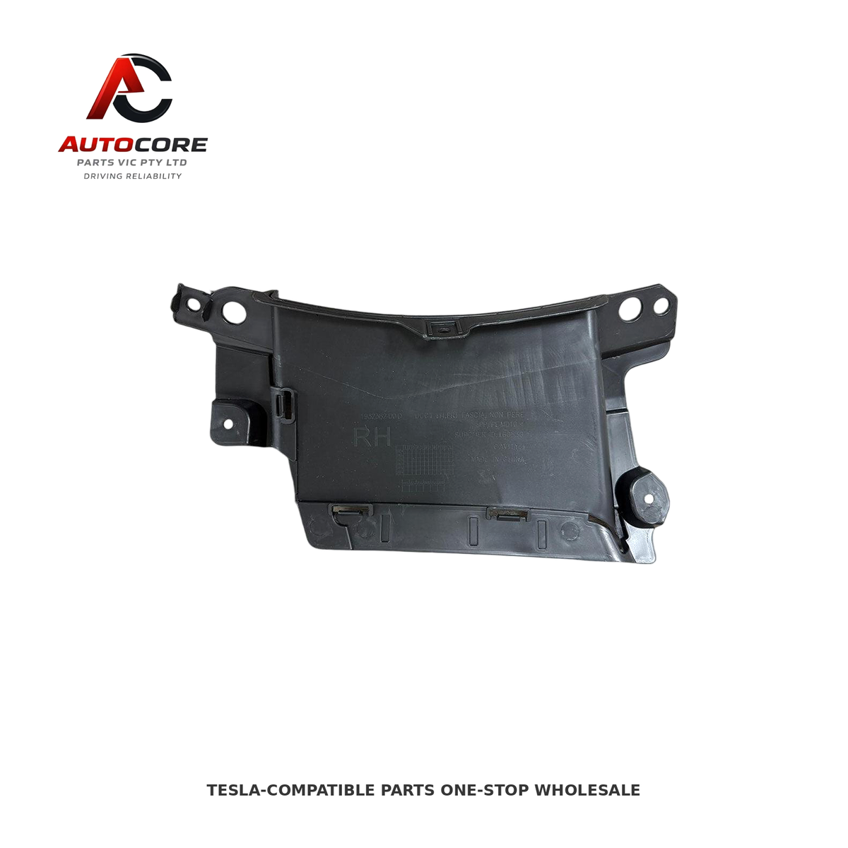 Front Bumper Air Duct RH for Model Y 2025+ (Part Number: 1932382-00-D)