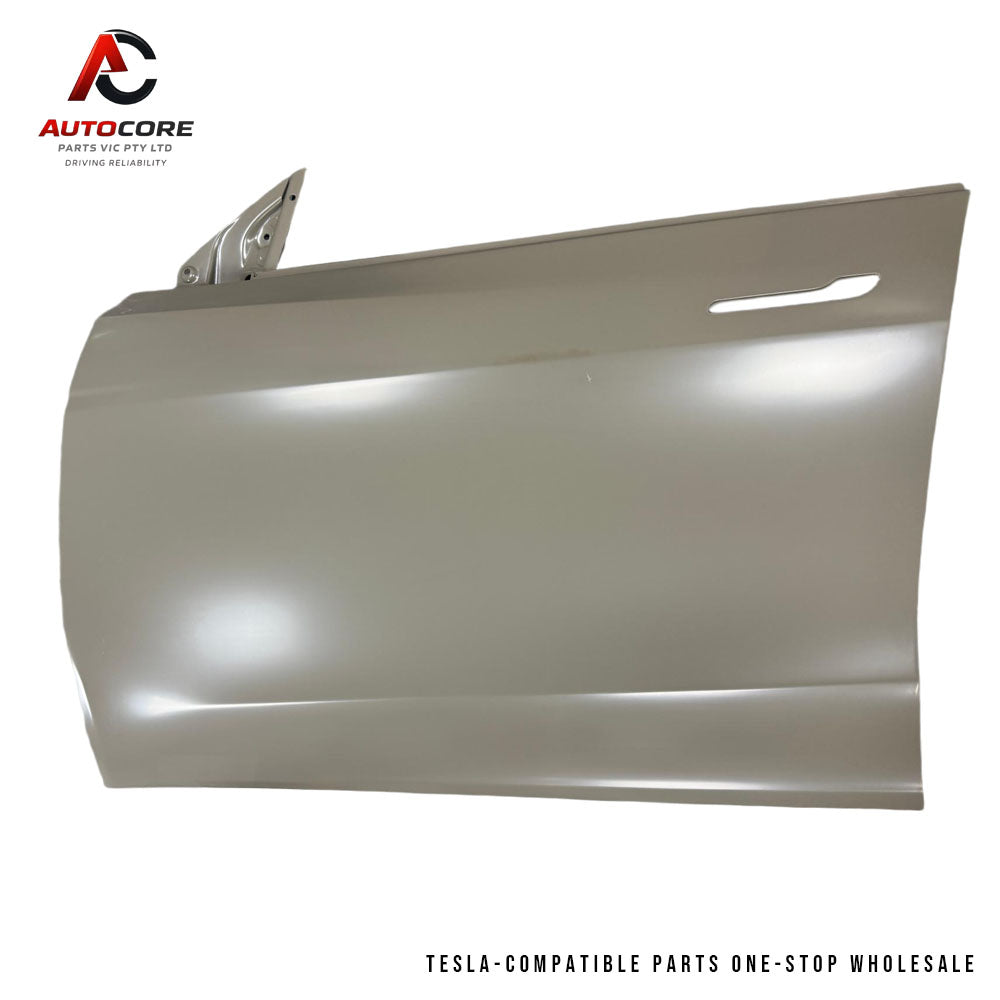 Tesla Model Y Front Left Door (LH) - OEM Replacement Door Shell / Assembly(Part Number / MPN: 1505460-EC-A)