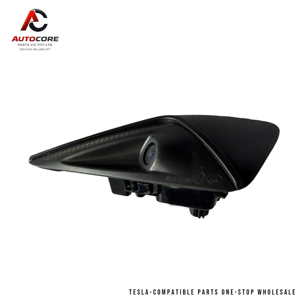OEM Right Fender Turn Signal Light (Black) for Tesla Model Y &amp; Model 3 (Part Number: 1125107-00-A)