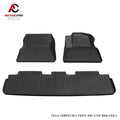 Premium All-Weather Interior Liners Floor Mats for Tesla Model Y (2020–2024)