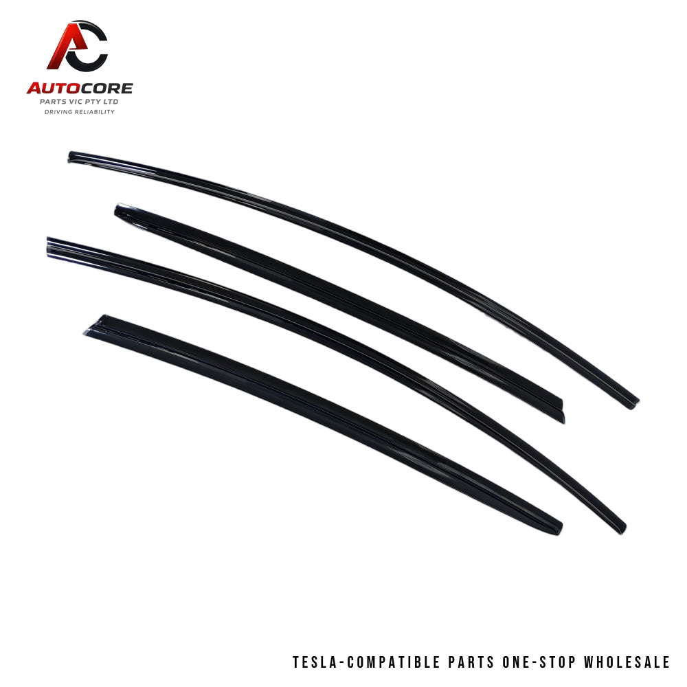 Window Visors / Rain Guards for Tesla Model 3 2020-2023 (4-Piece Set)