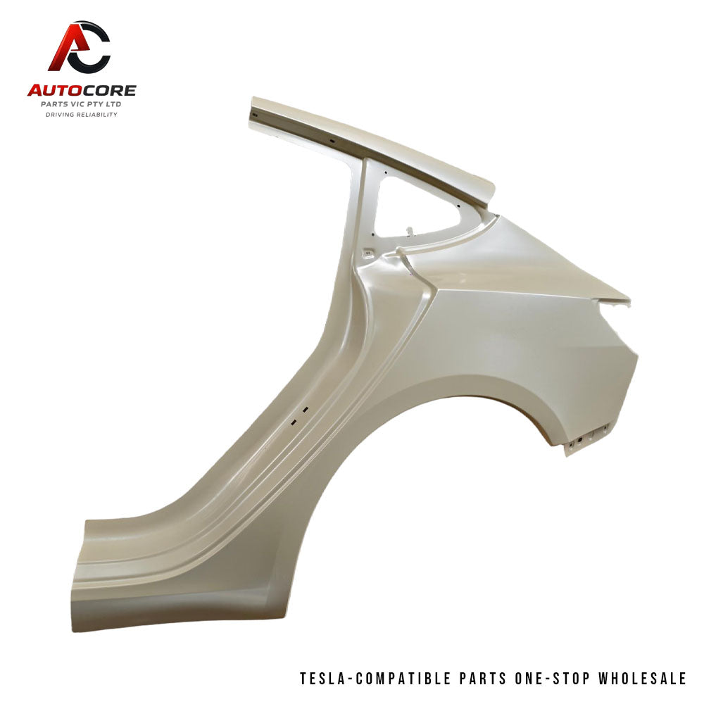 Premium Left Rear Quarter Panel / Rear Fender (Single Skin) for Tesla Model 3 (Part Number: 1073735-SC-P)