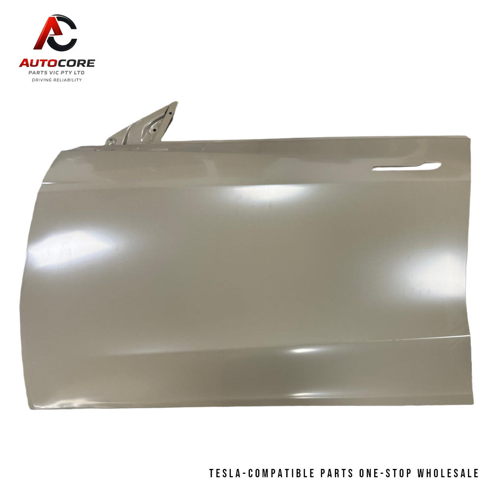 Tesla Model Y Front Right Door (RH) - OEM Replacement Door Shell / Assembly(Part Number / MPN: 1501462-E0-A)