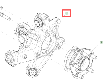 esla MY right back horn