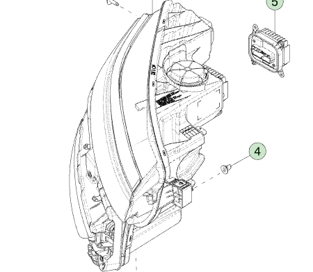 Tesla huanxin MY headlight r
