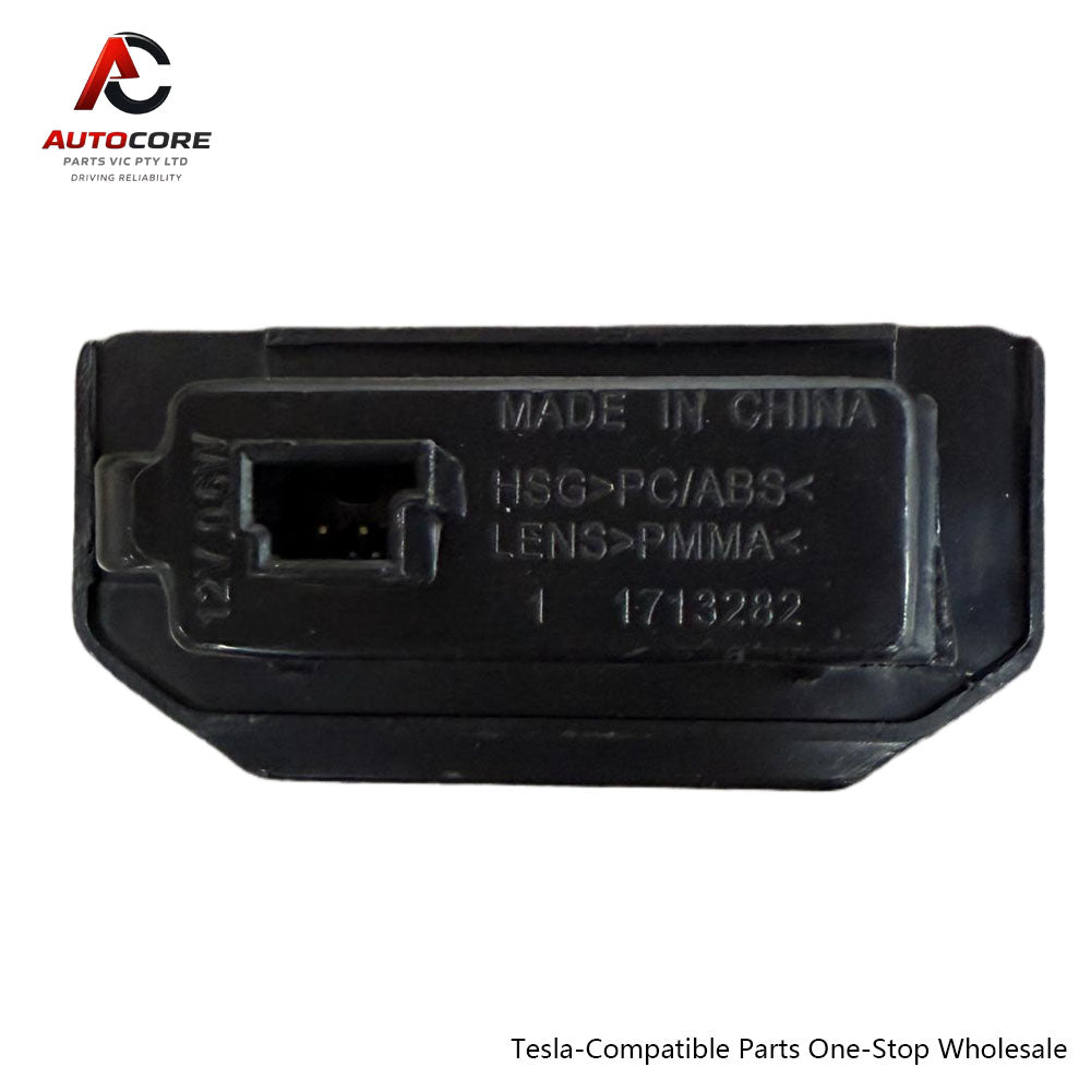 Premium Rear License Plate Light / Lamp Assembly for Tesla Model 3 & Model Y (Part Number: 1713282-00-A)