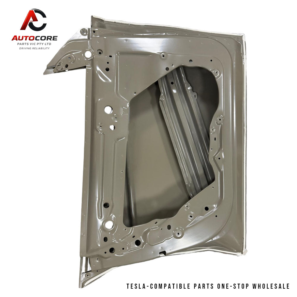 Tesla Model Y Front Left Door (LH) - OEM Replacement Door Shell / Assembly(Part Number / MPN: 1505460-EC-A)
