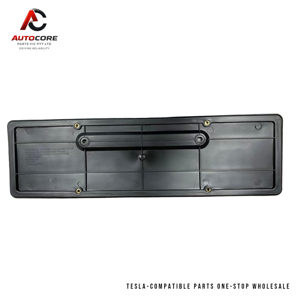 OEM Rear License Plate Bracket / Post-License Version for Tesla Model Y & Model 3 (Part Number: 1096848-00-B)