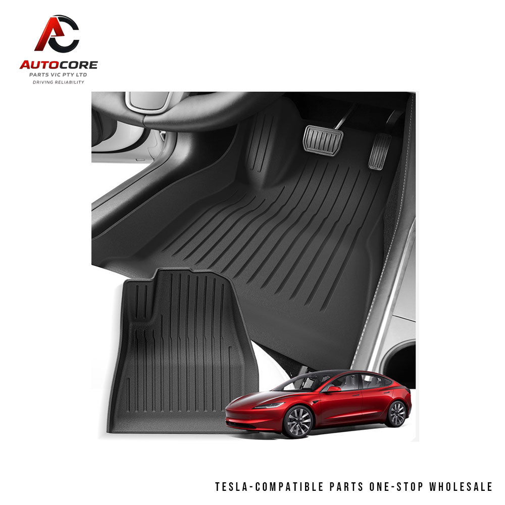 Premium All-Weather Interior Liners Floor Mats for Tesla Model 3