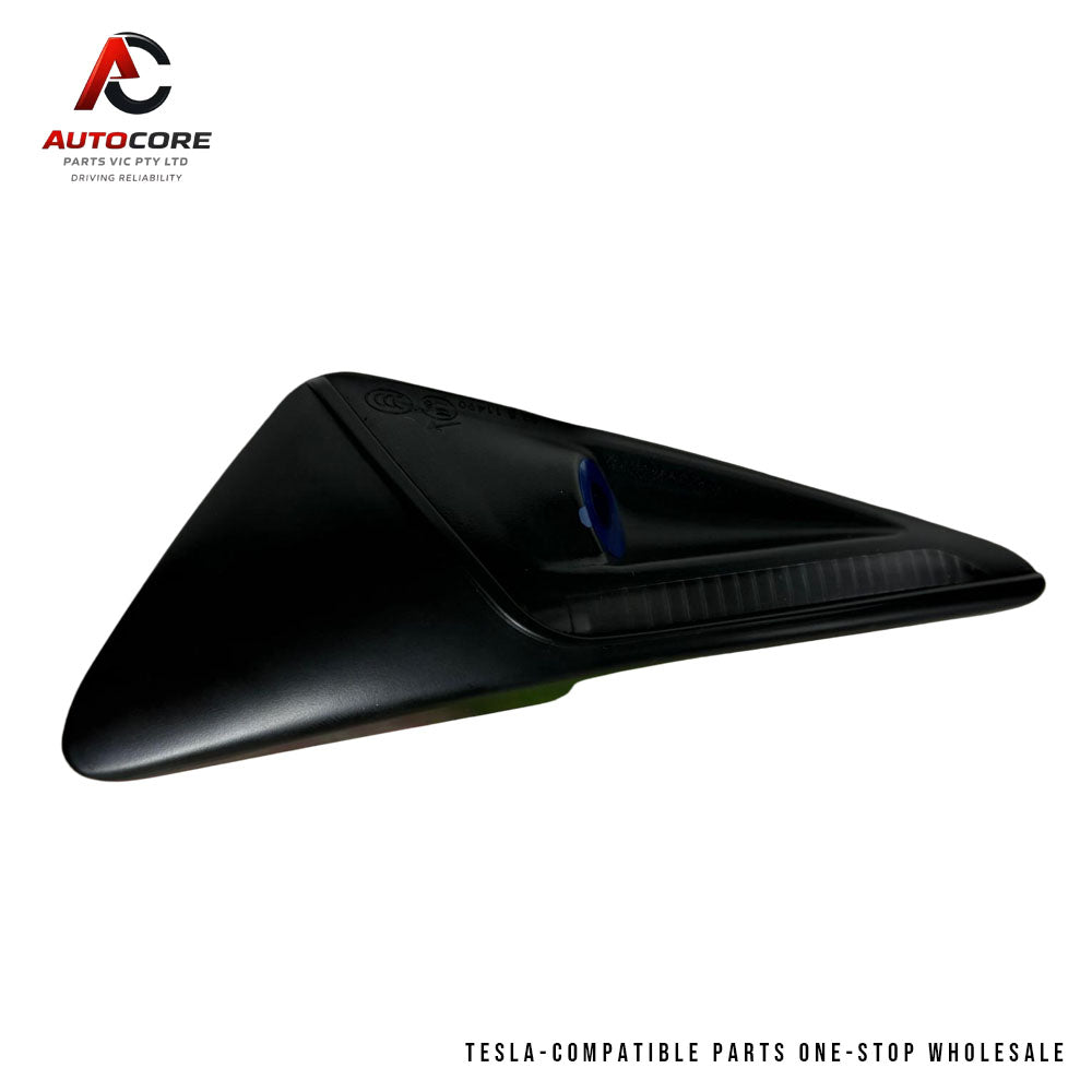 OEM Right Fender Turn Signal Light (Black) for Tesla Model Y &amp; Model 3 (Part Number: 1125107-00-A)