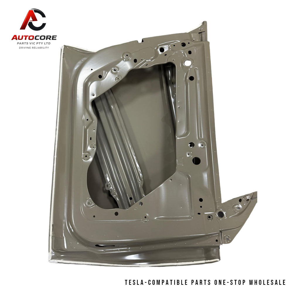 Tesla Model Y Front Right Door (RH) - OEM Replacement Door Shell / Assembly(Part Number / MPN: 1501462-E0-A)