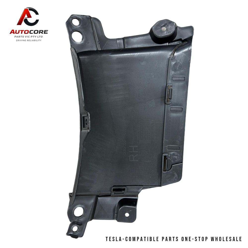 Tesla Model Y 2025 Front Bumper Air Vent Right (RH) - Front Bumper Air Intake Grille / Vent Panel(Part Number / MPN: 1932382-00-D)