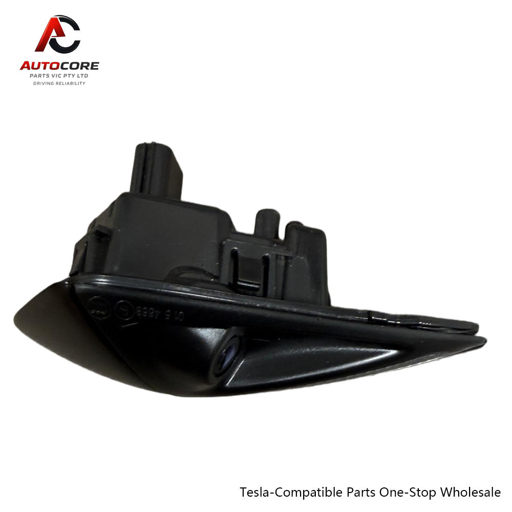 Front Fender Side Repeater Turn Signal Indicator Light with Autopilot Camera Right (RH) Matte Black for Tesla Model Y(Part Number: 1125106-50-A)