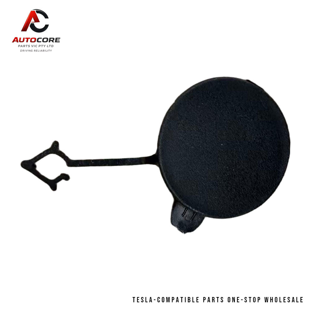 Front Bumper Tow Eye Trailer Hook Cover for Tesla Model Y(Part Number / MPN: 1493746-S2-A)