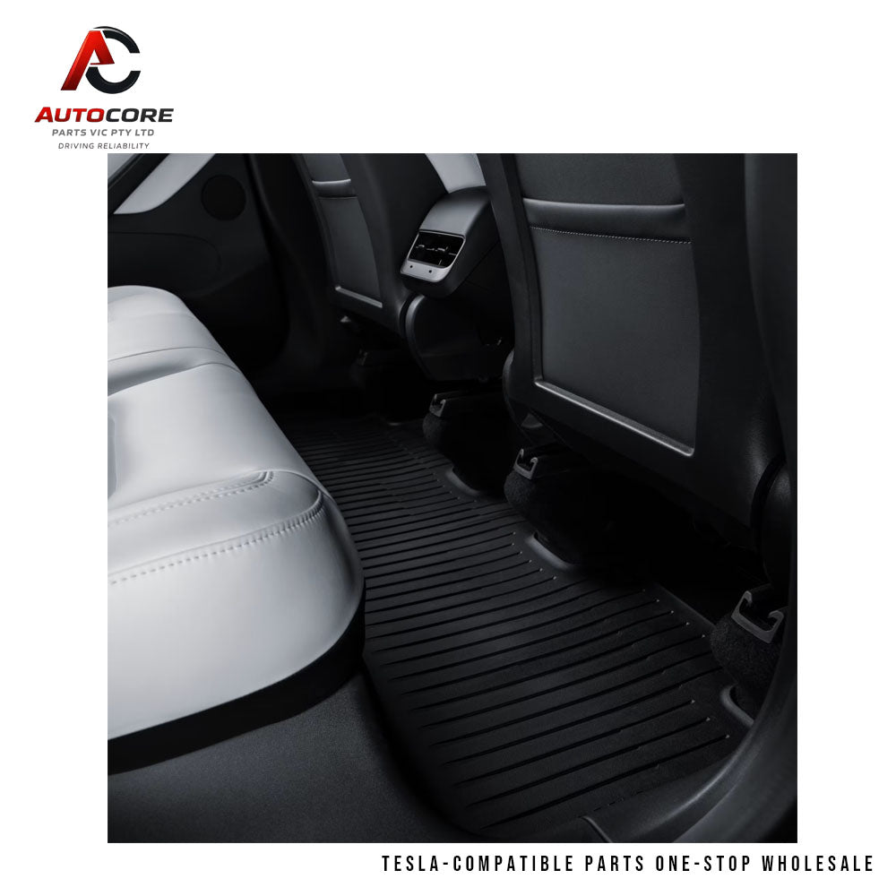 Premium All-Weather Interior Liners Floor Mats for Tesla Model Y (2020–2024)