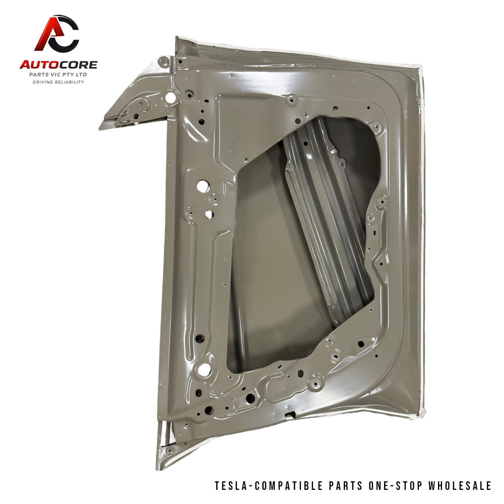 Tesla Model Y Front Right Door (RH) - OEM Replacement Door Shell / Assembly(Part Number / MPN: 1501462-E0-A)