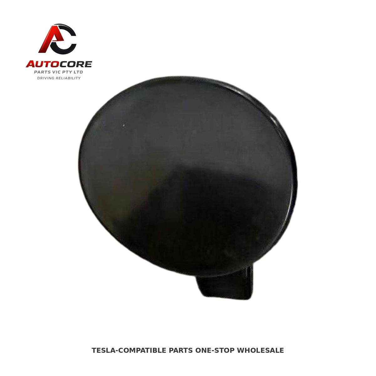 Front Bumper Tow Eye Trailer Hook Cover for Tesla Model Y(Part Number / MPN: 1493746-S2-A)