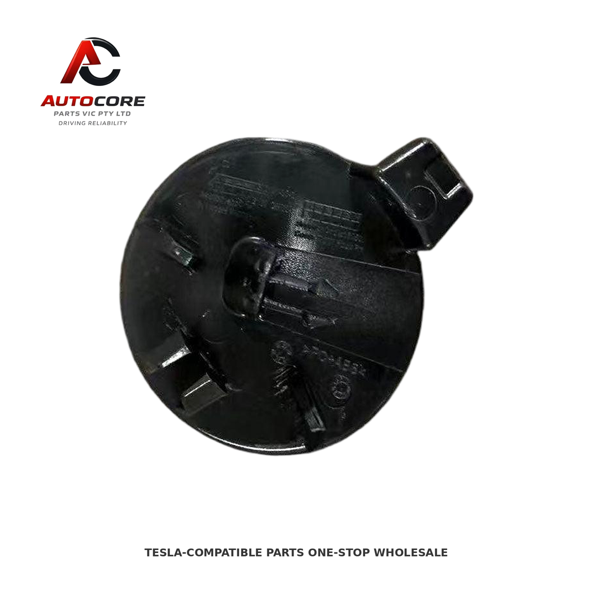Front Bumper Tow Eye Trailer Hook Cover for Tesla Model Y(Part Number / MPN: 1493746-S2-A)