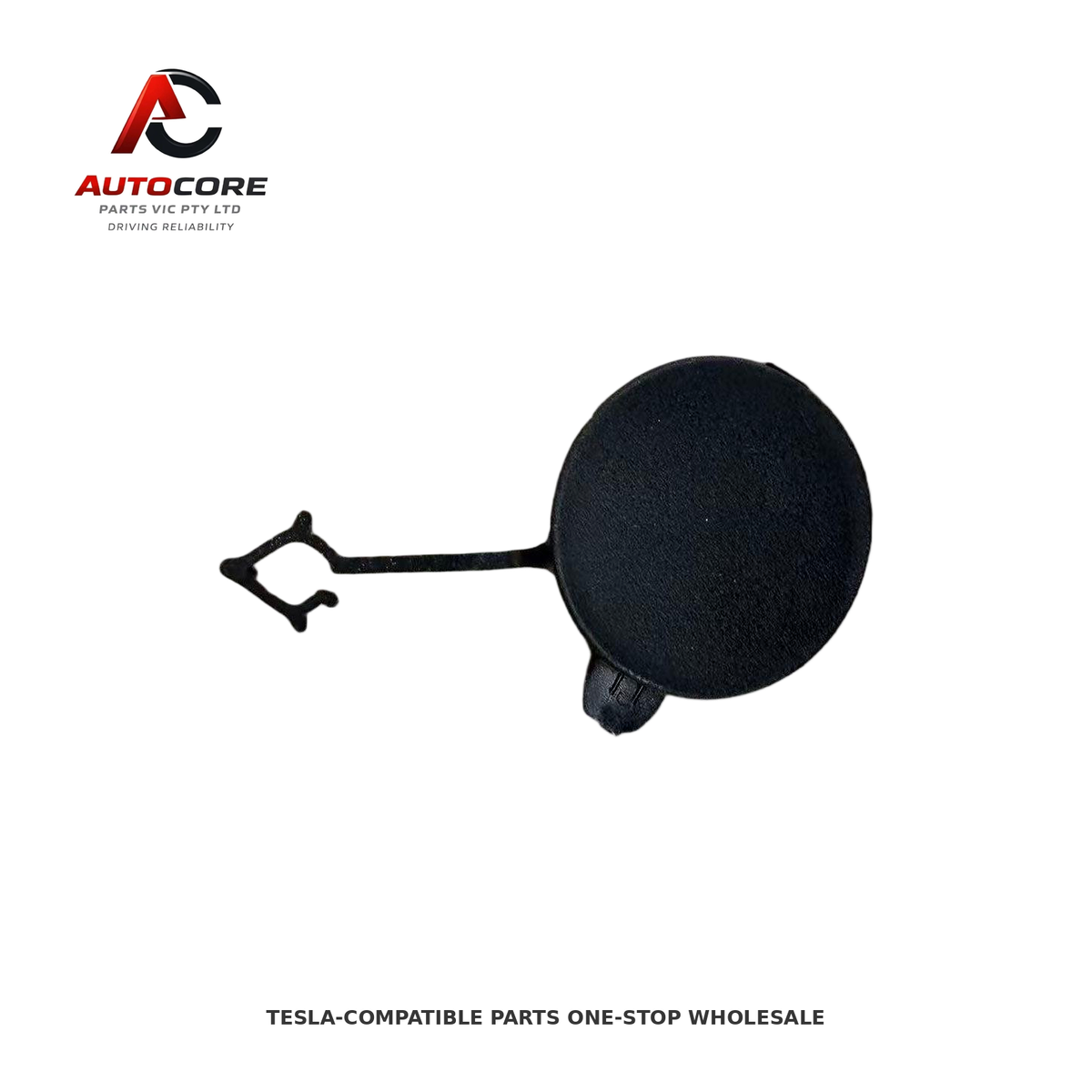 Front Bumper Tow Eye Trailer Hook Cover for Tesla Model Y(Part Number / MPN: 1493746-S2-A)