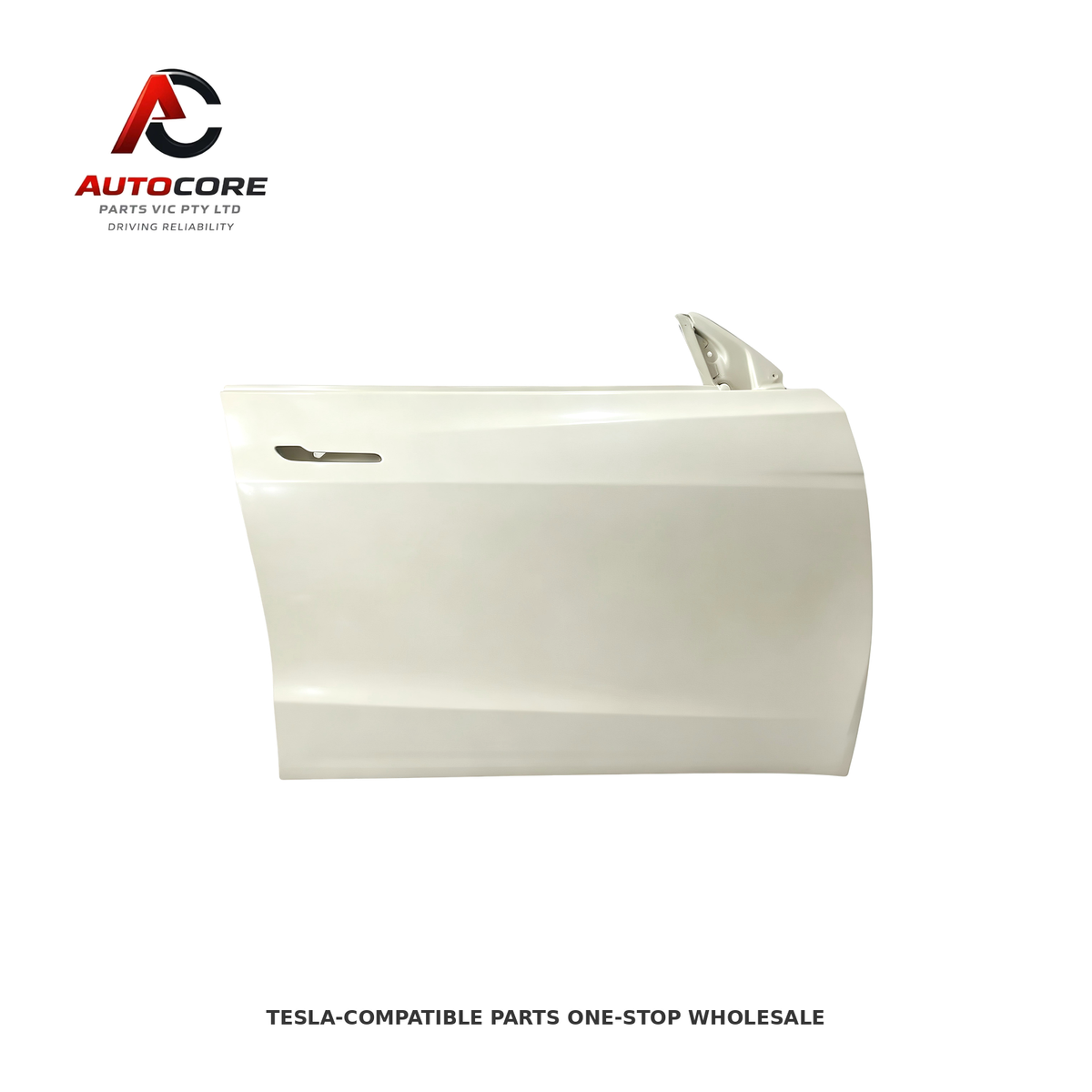 Tesla Model Y Front Right Door (RH) - Replacement Door Shell / Assembly(Part Number / MPN: 1501462-EC-A)