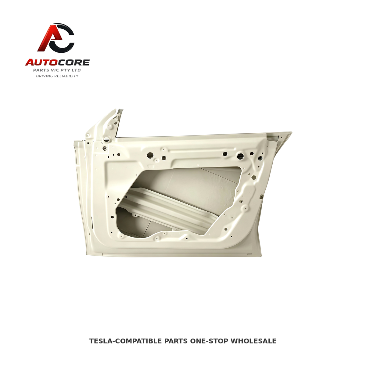 Tesla Model Y Front Right Door (RH) - Replacement Door Shell / Assembly(Part Number / MPN: 1501462-EC-A)